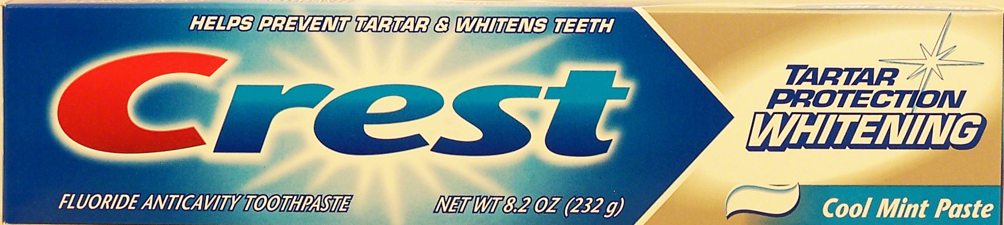 Crest  fluoride anticavity toothpaste, cool mint paste, tartar protection, whitening Full-Size Picture